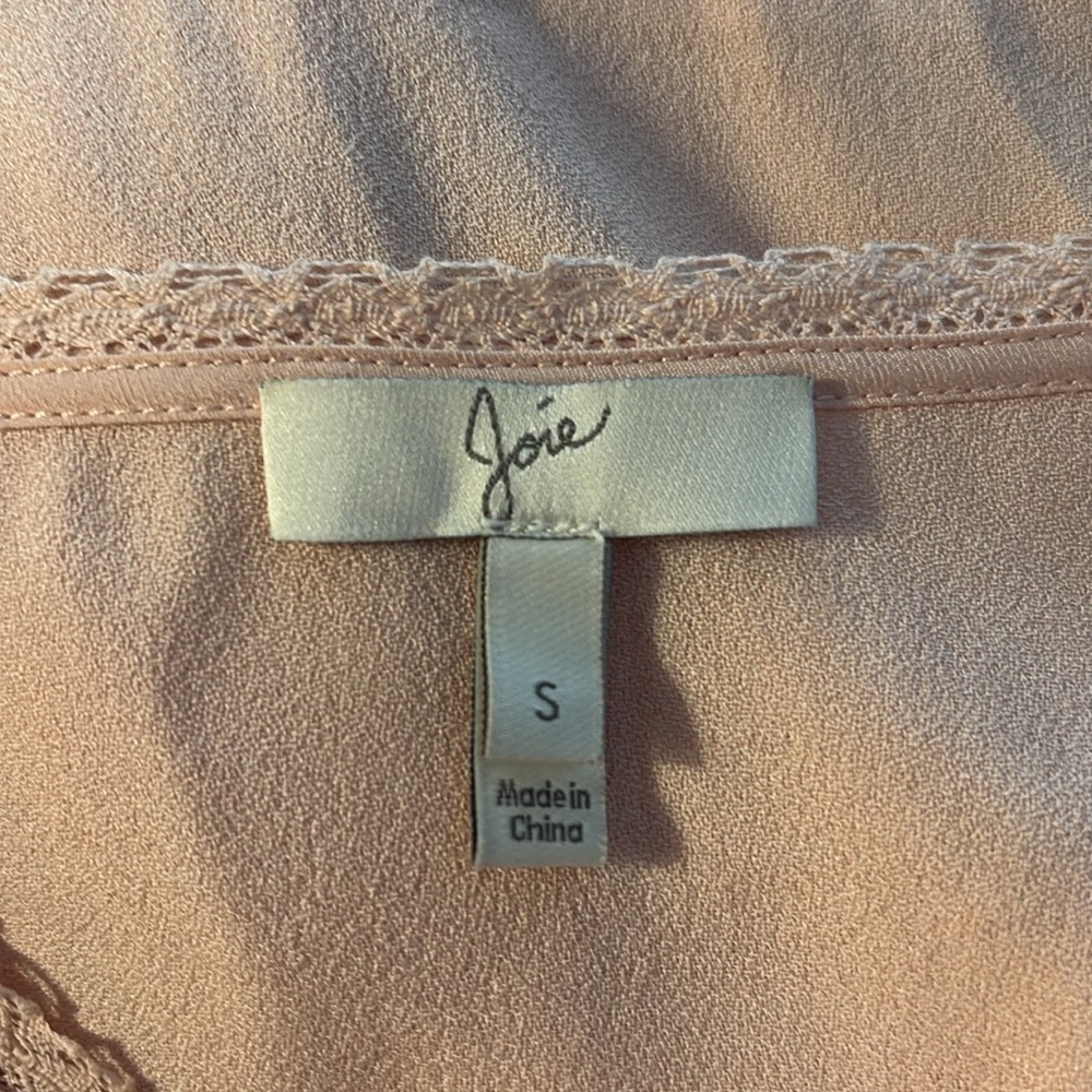 Joie Lace Trim Peplum Blouse/Emelda - Picture 6 of 7